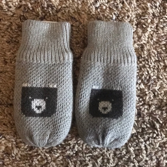 north face baby mittens